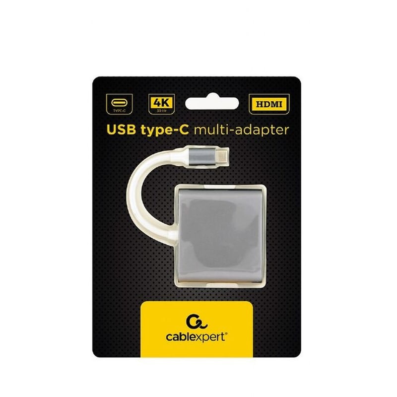 CABLEXPERT Cablexpert Usb Type-c Multi-adapter Space Grey