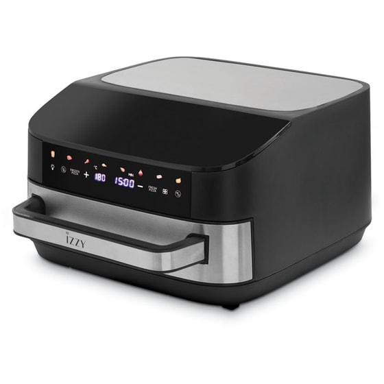IZZY IZ-8264 με Αποσπώμενο Κάδο 2200 W 7 L Μαύρη/Ασημί Φριτέζα Αέρος & Pizza Oven image 2