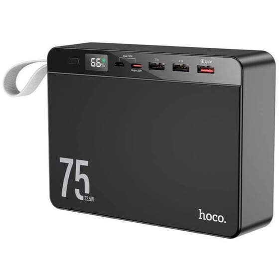 Powerbank Hoco J94 Overlord 75.000 mAh - Μαύρο image 0