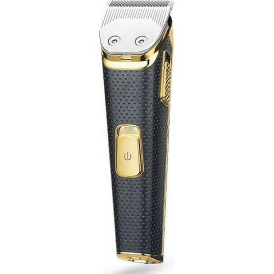 Επαγγελματική Κουρευτική Μηχανή KEMEI KM-6366 με 3 Χτενάκια Επαναφορτιζόμενη Μαύρη image 1