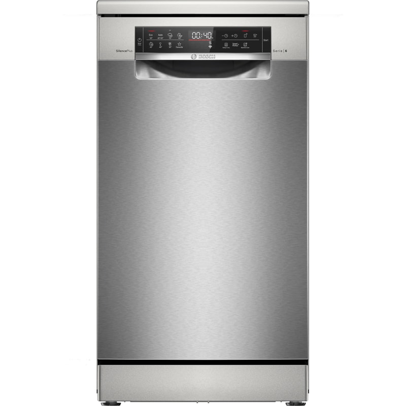 BOSCH Serie 6 SPS6EMI21E για 10 Σερβίτσια Γκρι Πλυντήριο Πιάτων