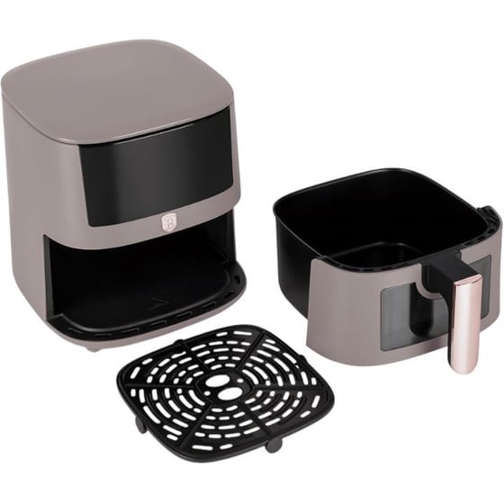 BERLINGER HAUS BH-9491 με Αποσπώμενο Κάδο 1400 W 5 L Μπεζ Φριτέζα Αέρος image 1