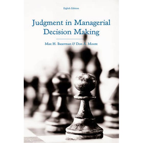 Judgment in Managerial Decision Making image 0