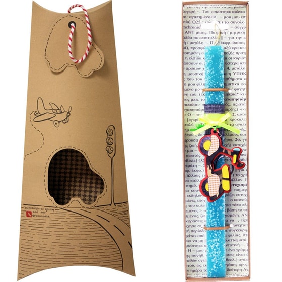 Λαμπάδα SYNCHRONIA 30 εκ. Μπρελόκ Σκούτερ - Βεραμάν image 0