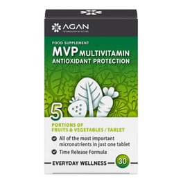 Agan Multivitamin Mvp Antioxidant Protection - 30 ταμπλέτες