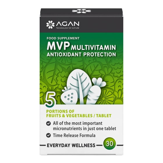 Agan Multivitamin Mvp Antioxidant Protection - 30 ταμπλέτες image 0