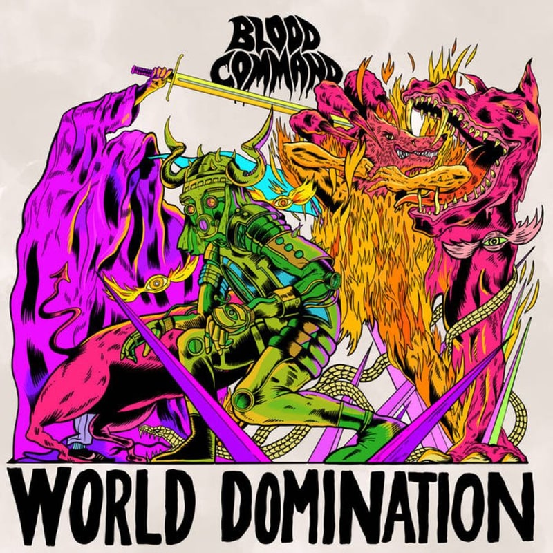 World Domination - Clear W/ Black Neon Green