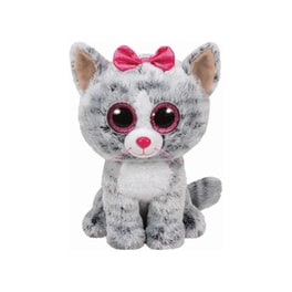 Λούτρινο TY Beanie Boos Kiki Γάτα Γκρι (23cm)