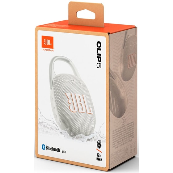 JBL Clip 5 Φορητό Ηχείο 7W - Λευκό image 6