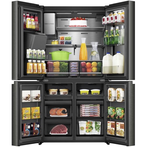 HISENSE RQ600P7SKE Multi Air Flow 615 Lt Μαύρο Ψυγείο Ντουλάπα image 1