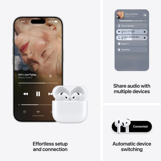 Ακουστικά Bluetooth Apple AirPods 5 με Active Noise Cancellation - White image 5
