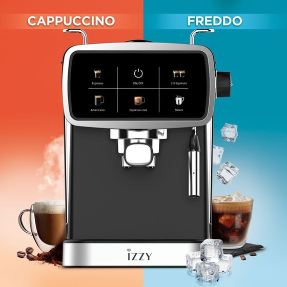 IZZY DOLCE IZ-6021 1500W 20bar Μηχανή Espresso image 5
