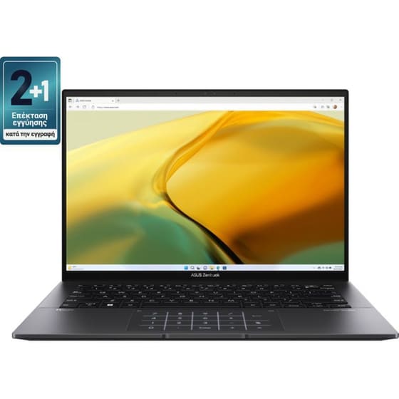 Asus Zenbook UM3402YAR-KP511W 14" WQXGA IPS (Ryzen 5-7530U/8GB/512GB SSD/AMD Radeon Graphics/Win11Home) Laptop image 0