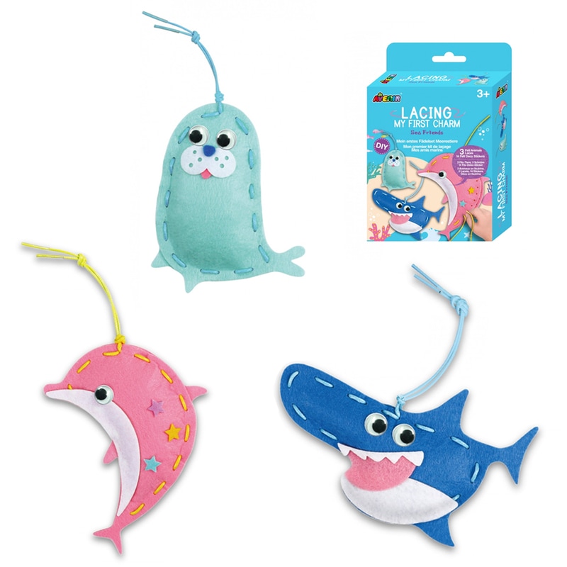 Παιδικό Σετ Ραπτικής Κούκλα Κούκλες Diy Avenir Lacing Sea Friends