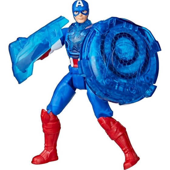 Hasbro Φιγούρα Marvel Avengers Epic World Of Action Captain America Shield-Shot-Shot Cycle με Μοτοσυκλέτα image 6