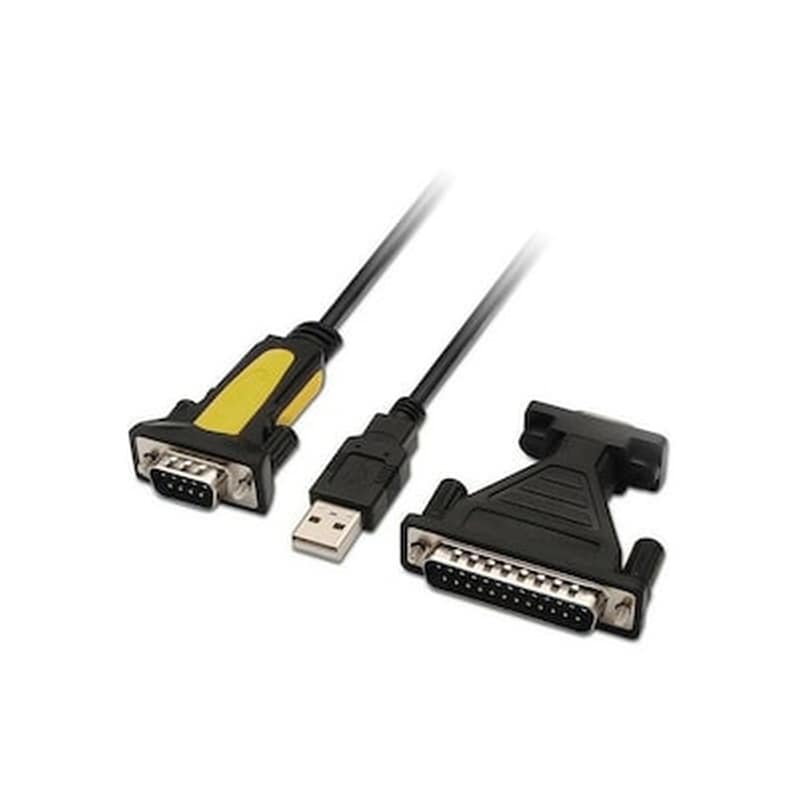 NANOCABLE Αντάπτορας Usb Σε Rs232 Nanocable 10.03.2002 1,8 M Μαύρο