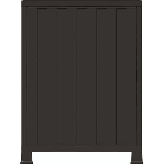 Ντουλάπι VidaXL Πλαστικό 68x39x92 cm - Γκρι/Καφέ image 4