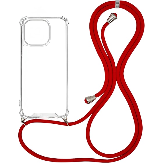 Θήκη Apple iPhone 14 Pro - Sonique Armor Clear - Κόκκινο image 0