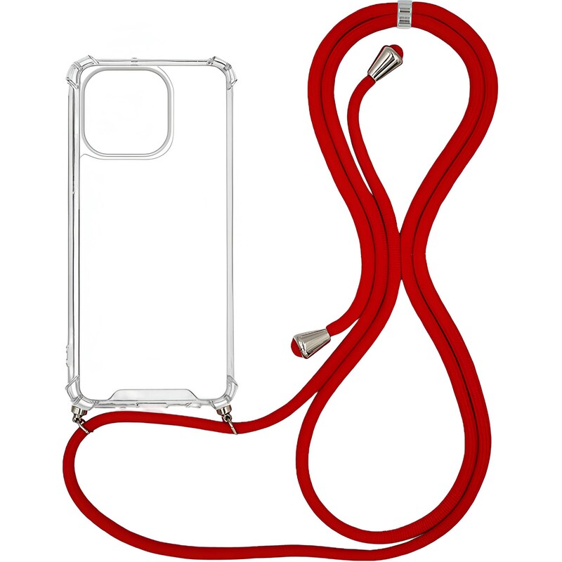 Θήκη Apple iPhone 14 Pro - Sonique Armor Clear - Κόκκινο