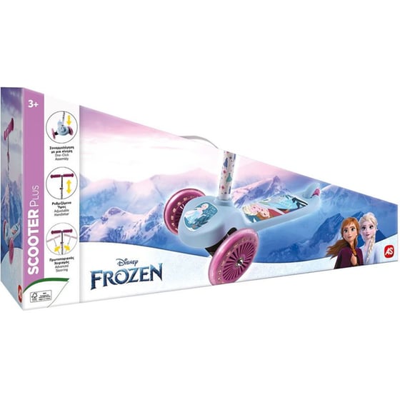 Παιδικό Πατίνι Τρίτροχο AS Company Disney Frozen - Πολύχρωμο με Σχέδιο image 6