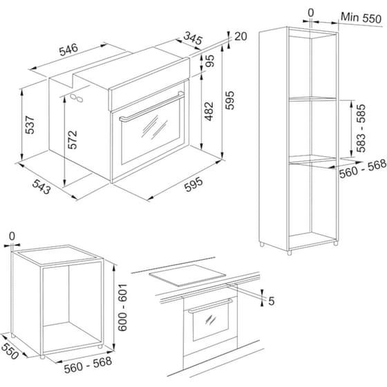 FRANKE MYTHOS FMY 98 P XS 73 Lt Inox Εντοιχιζόμενος Φούρνος Άνω Πάγκου image 5