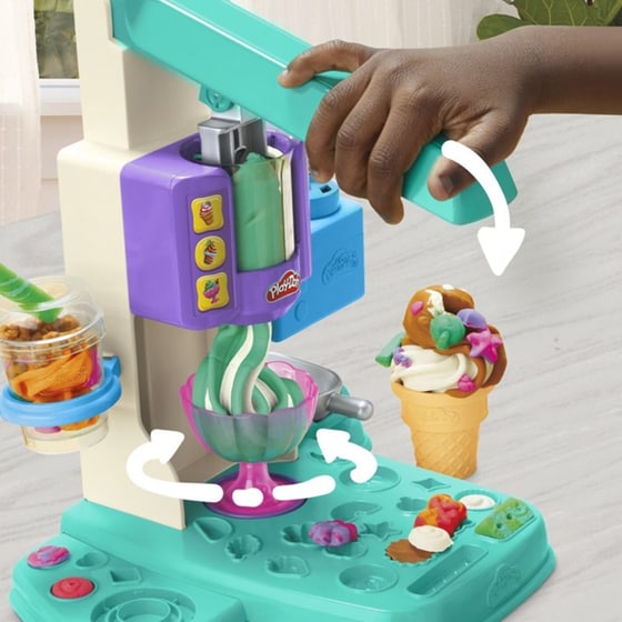 Hasbro Play-Doh Rainbow Swirl Ice Cream Σετ image 6