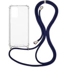 Θήκη Xiaomi Poco F3/Mi 11i - Sonique Armor Clear Με Κορδόνι  - Μπλε