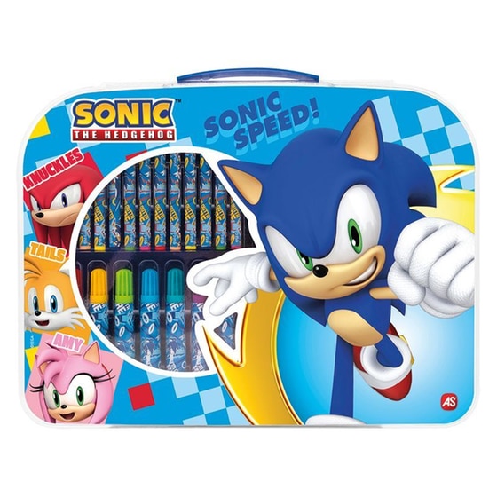 As Company Art Case Σετ Ζωγραφικής Sonic The Hedgehog image 0