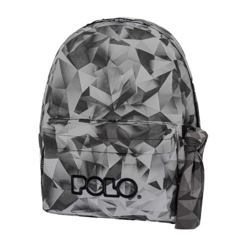 Τσάντα Polo Πλάτης Original Shapes Γκρι-Μαύρο
