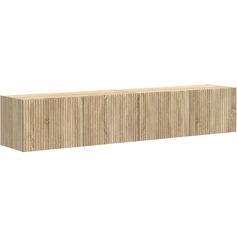 Έπιπλο Τηλεόρασης VidaXL Επιτοίχιο 2 τμχ 78,5 x 30 x 29,5 cm - Sonoma Δρυς