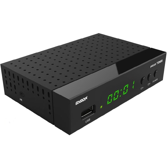 Ψηφιακός Δέκτης Edision Picco T265 - Μαύρο image 1