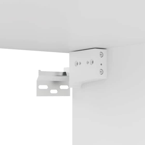 Έπιπλα Τηλεόρασης VidaXL από Μοριοσανίδα 4 τμχ 80x30x30cm - Λευκό image 5