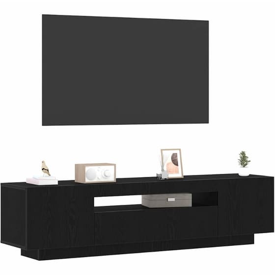 Έπιπλο Τηλεόρασης VidaXL 160 x 35 x 40 cm - Μαύρο image 2