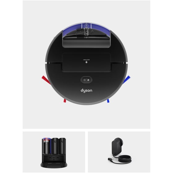 DYSON SPOT+SCRUB AI RB05-A για Σκούπισμα και Σφουγγάρισμα Μαύρο Σκούπα Ρομπότ image 2