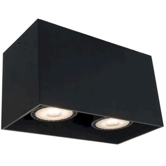 Σποτ Δίφωτο Viokef Dice 4279800 από Αλουμίνιο - Μαύρο image 0