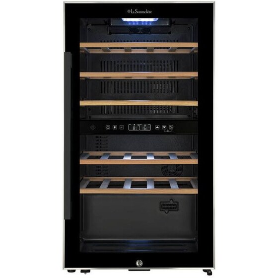 LA SOMMELIERE ECS31.2Z για 29 Μπουκάλια Μαύρο Συντηρητής Κρασιών image 6