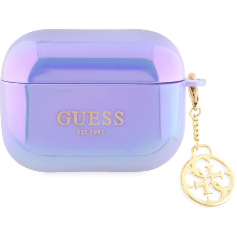 GUESS Θήκη Guess για Apple Airpods Pro 4G Charm GUAPHPLIGEU - Μωβ