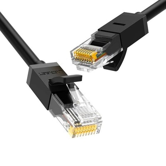 Ugreen Ethernet Patchcord Cable Rj45 Cat 6 Utp 1000mbps 1m Black (20159) image 0