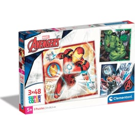 Παιδικό Παζλ Clementoni Super Color Marvel Avengers (3x48 Κομμάτια)