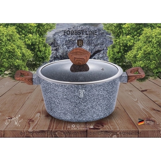 Κατσαρόλα BERLINGER HAUS BH-1197 24 cm 4.1 L Γκρι image 4