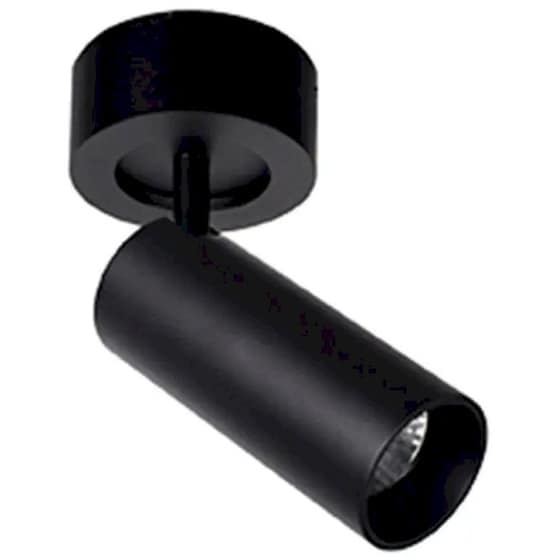 Σποτ Μονόφωτο Viokef Reeds 4184101 Η150 Μεταλλικό - Μαύρο image 0