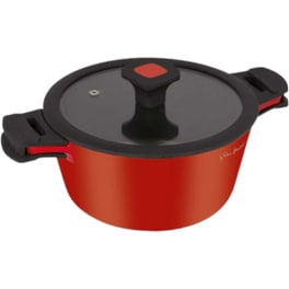 Κατσαρόλα Βαθιά LAMART ALUE LT1172 28 cm 6 L Κόκκινο