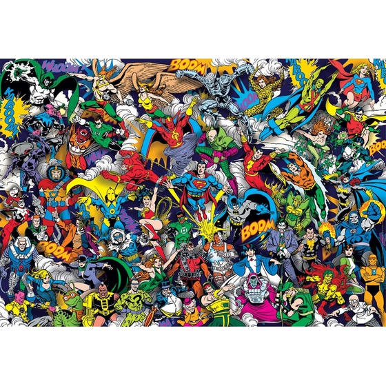 Παζλ Clementoni Impossible DC Comics Justice League - Compact Box (1000 Κομμάτια) image 1