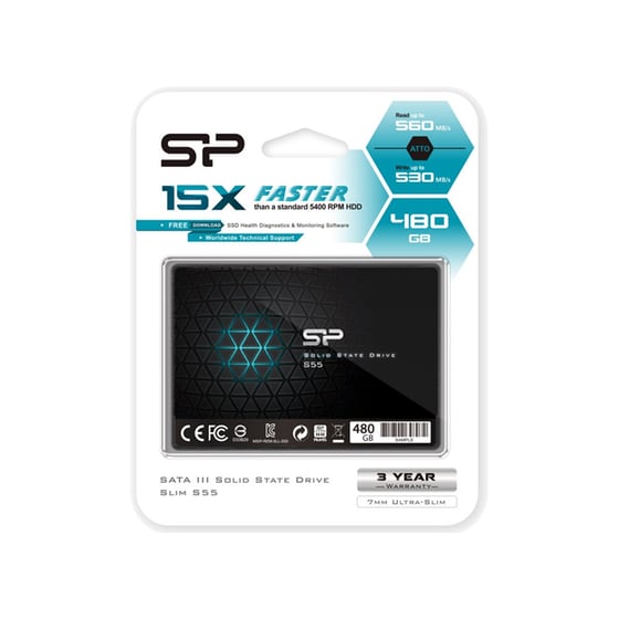 Εσωτερικός SSD Silicon Power S55 SATA III 2.5" 480GB image 1