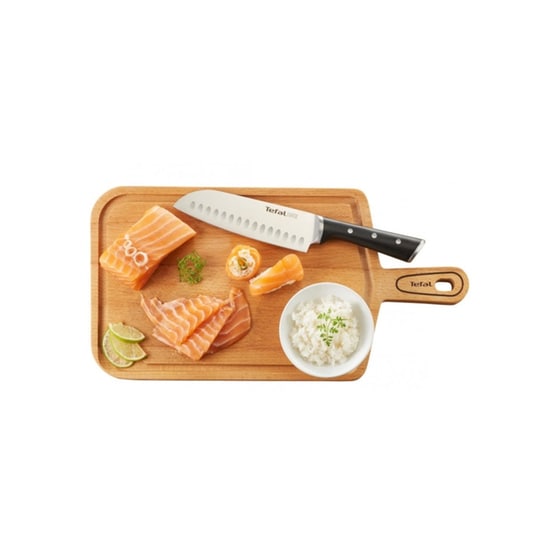 Μαχαίρι Ξεφλουδίσματος TEFAL Ice Force Santoku από Ανοξείδωτο Ατσάλι - Μαύρο image 2