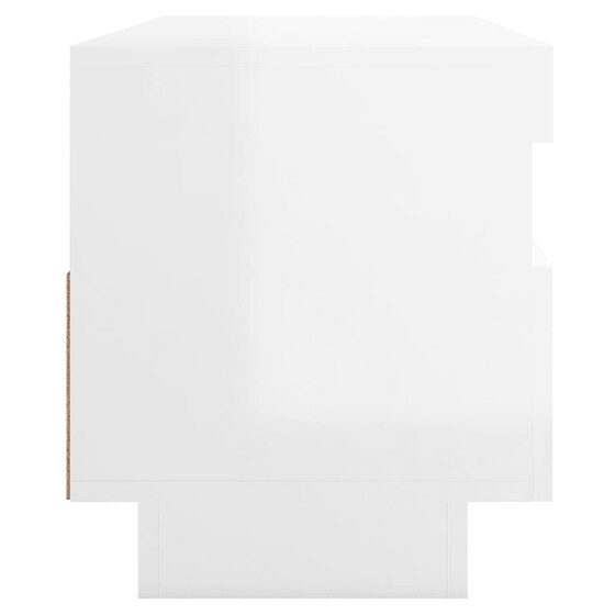 Έπιπλο Τηλεόρασης  VidaXL από Μοριοσανίδα 100x35x40 cm - Λευκό image 1