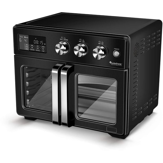 TURBOTRONIC airchef Pro TT-AFD32 32 Lt Μαύρο Ηλεκτρικό Φουρνάκι image 2