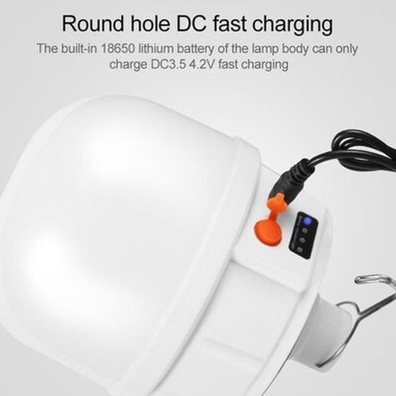Ηλιακή Λάμπα Led 100 Watt Με 42 Leds Και Γάντζο Solar Emergency Charging Lamp image 4