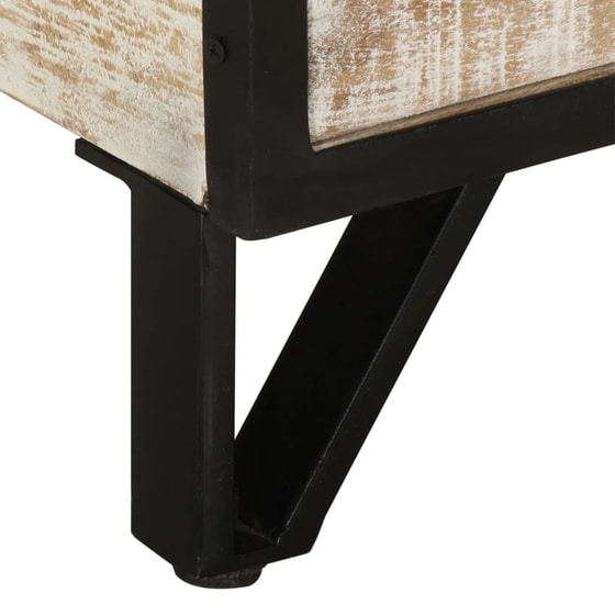 Έπιπλο Τηλεόρασης VidaΧL Ξύλινο 110x30x41cm - Γκρι/Μαύρο image 6