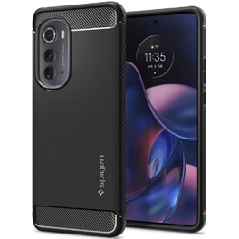 Θήκη Motorola Edge - Spigen Rugged Armor - Μαύρο